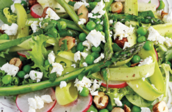salade pois et courgettes